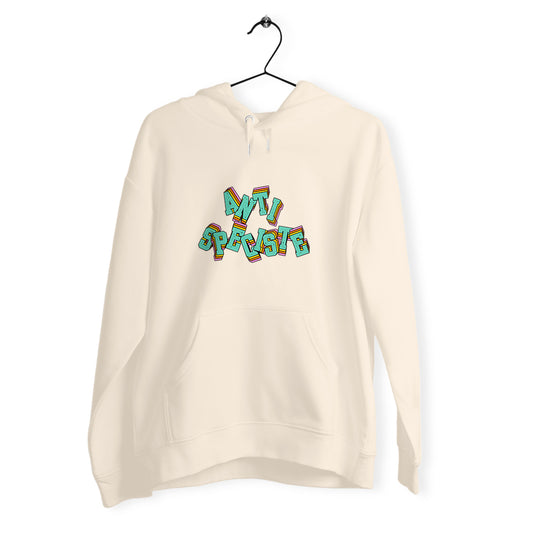 Sweat à capuche Antispéciste - 85% Coton bio - 15% polyester recyclé
