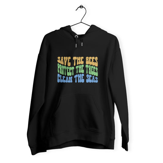 sweat à capuche eco-reponsable save the bees